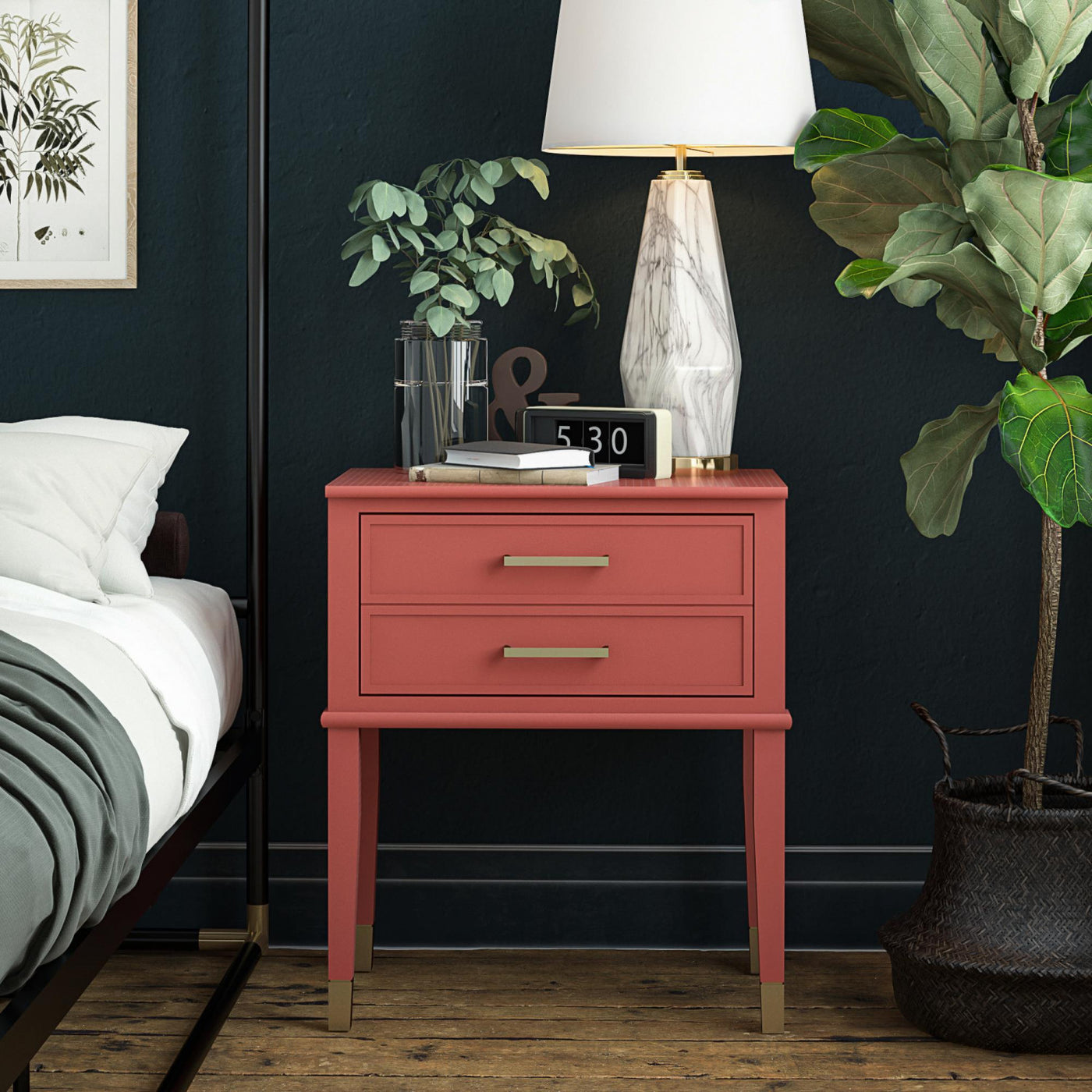 Westerleigh End Table - Terracotta
