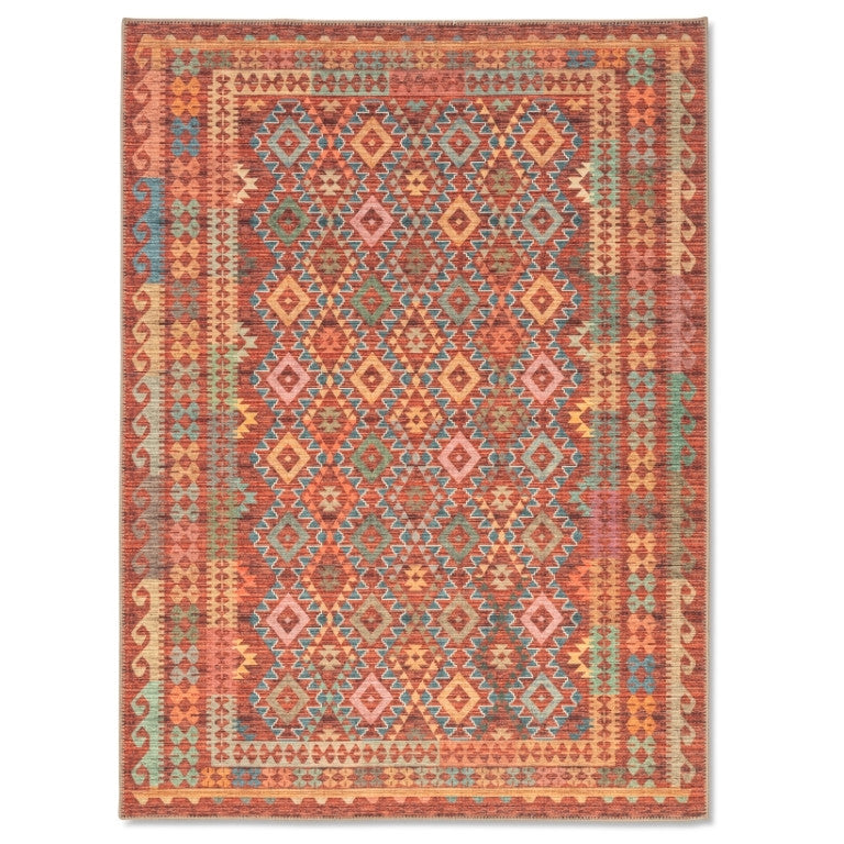 Aura Tribal Rug - 5' x 7' - Multi-Colour