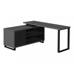 Runo Desk - Modern Grey