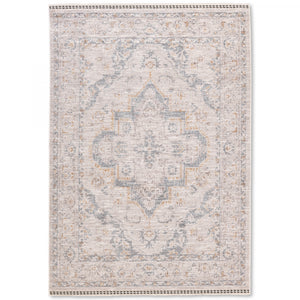Poetic Traditional Rug - 9' x 12' - Antique White/Brown