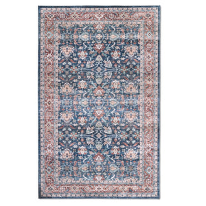 Touch Traditional Rug - 6' x 9' - Red/Blue