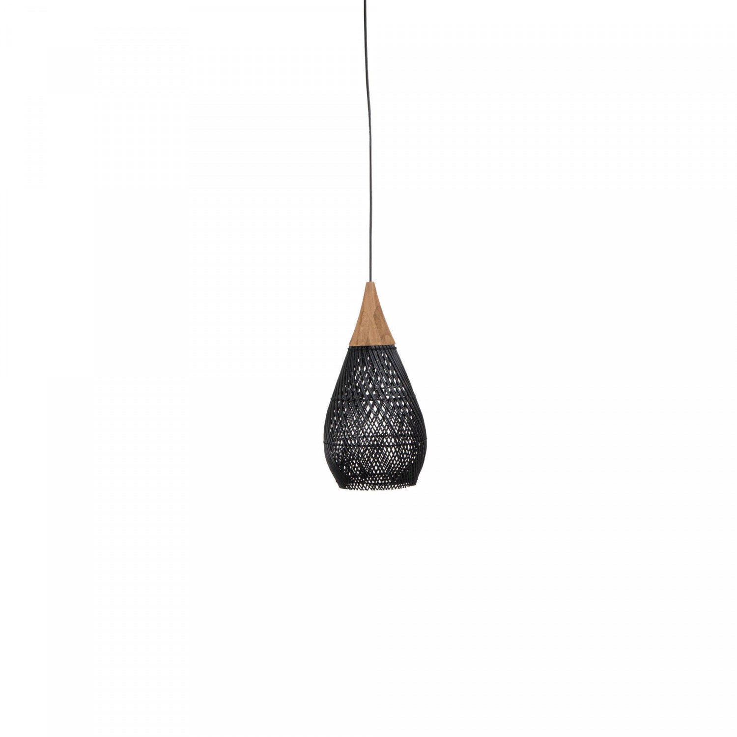 Bayan Horn Pendant Small - Black