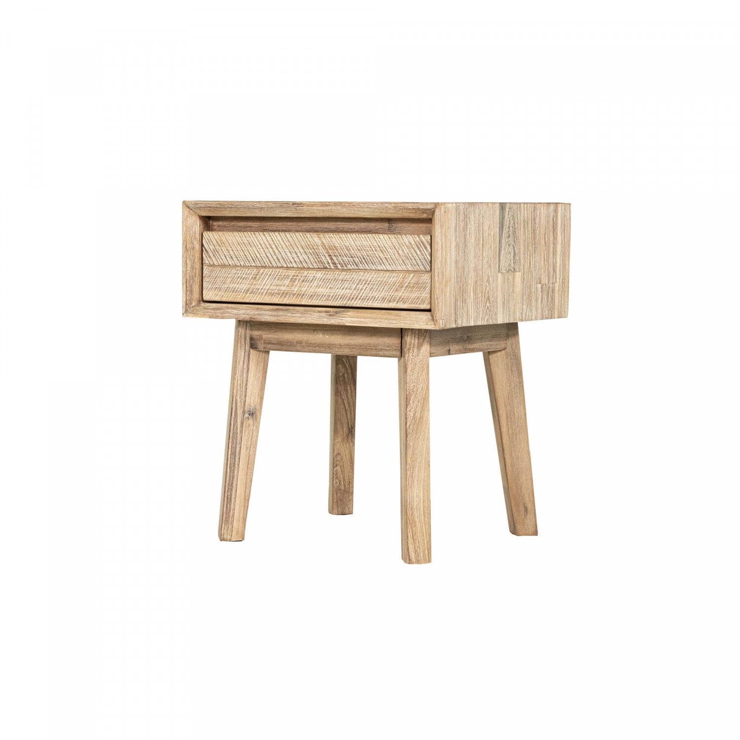 Abenra 1 Drawer Night Table - Light Driftwood