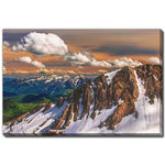 Snowlit Horizon Wall Art - Multi-Colour - 30 X 45