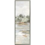 Pastel Reflections II Wall Art - Grey/Beige - 48 X 16