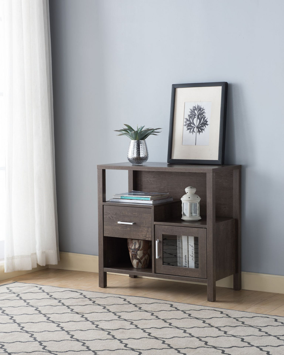 Athen Cabinet - Walnut Brown
