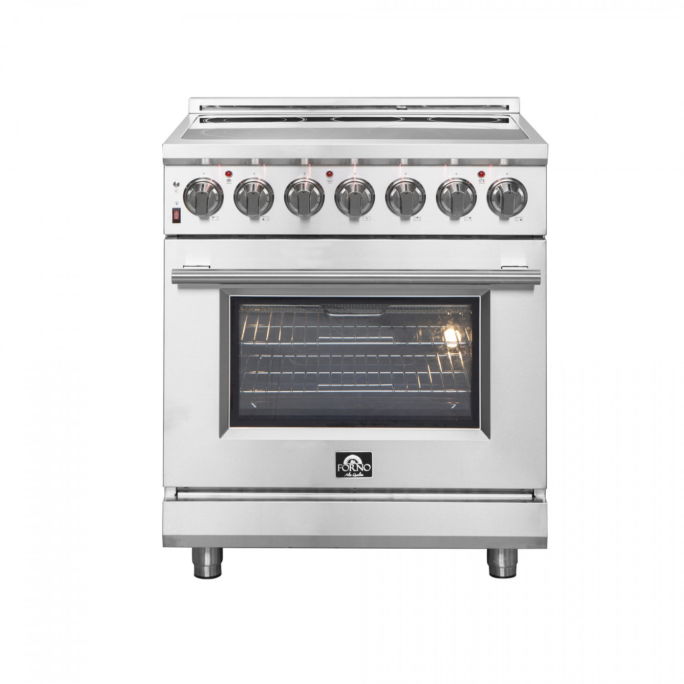 Forno Massimo 30" Stainless Steel Freestanding Electric Range With True Convection And Air Fry (4.32 Cu. Ft.) - FFSEL6020-30