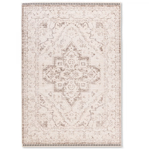 Poetic Medallion Rug - 8' x 10' - Antique White/Brown
