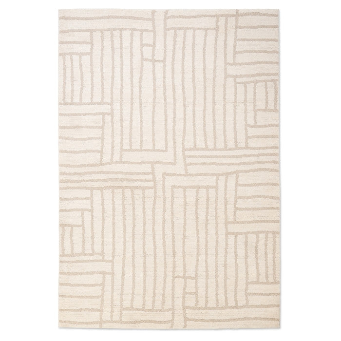 Elio Stones Rug - 9' x 12' - Almond Cream