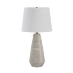 Alix Table Lamp - Glazed Gray/Ivory