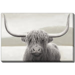 Majestic Highland Wall Art - Grey - 38 X 60