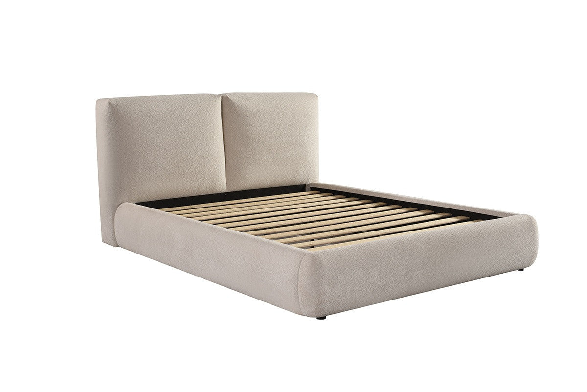Soleil King Bed - Beige