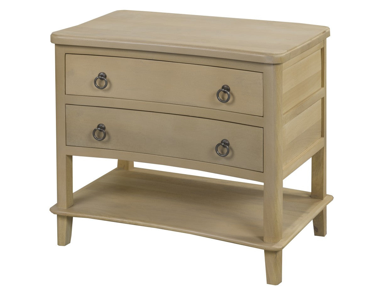 Sonnet Night Table - Grey Wash