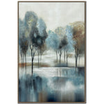 Stillness in Blue I Wall Art - Blue - 45 X 30