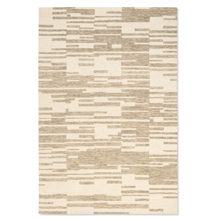 Joris Blocks Rug - 5' x 8' - Brown/Beige