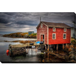 By the Bay Wall Art - Blue/Red - 16 X 20