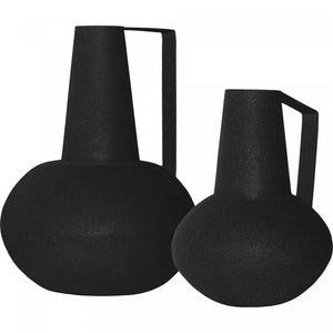 Monica Vase - Matte Black - Set of Two