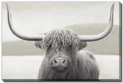 Majestic Highland Wall Art - Grey - 22 X 28