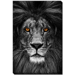 Eyes of the King Wall Art - Black/Grey - 22 X 28