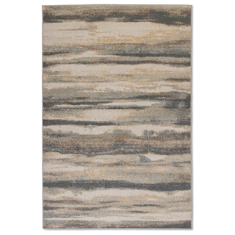 Salsa Casual Outdoor Rug - 8' x 10' - Grey/Brown