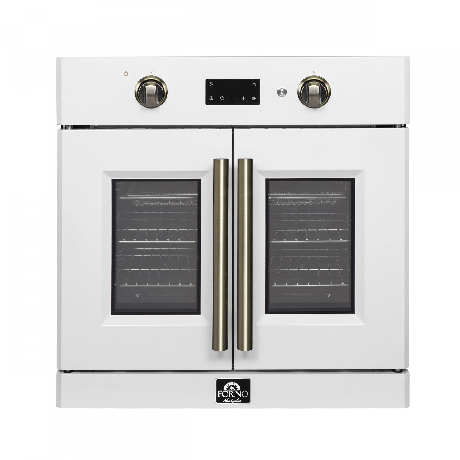Forno Asti White 30" Electric Wall Oven with True Convection and Air Fry (3.68 Cu. Ft.) - FBOEL1333-30WHT