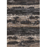 Allure Modern Dark Area Rug - Black Brown - 5' X 8'