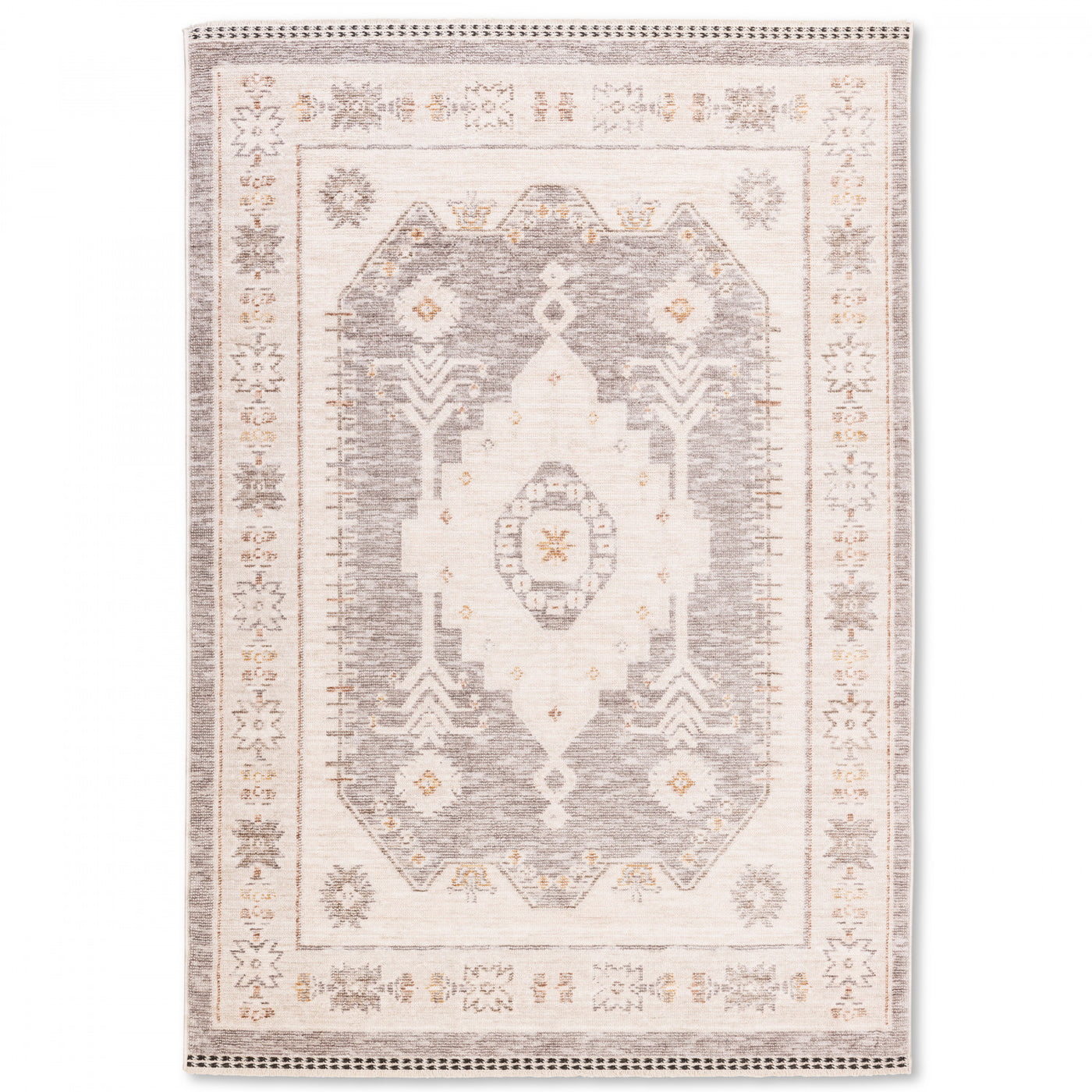 Poetic Classic Rug - 9' x 12' - Antique White/Brown