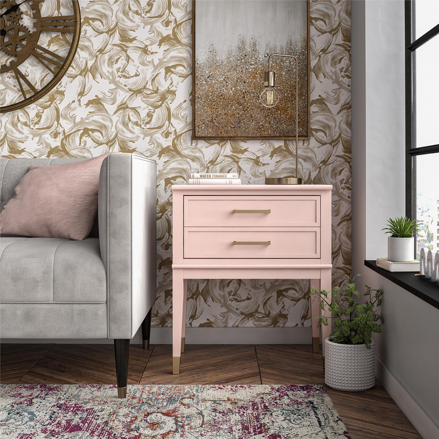 Westerleigh End Table - Pink