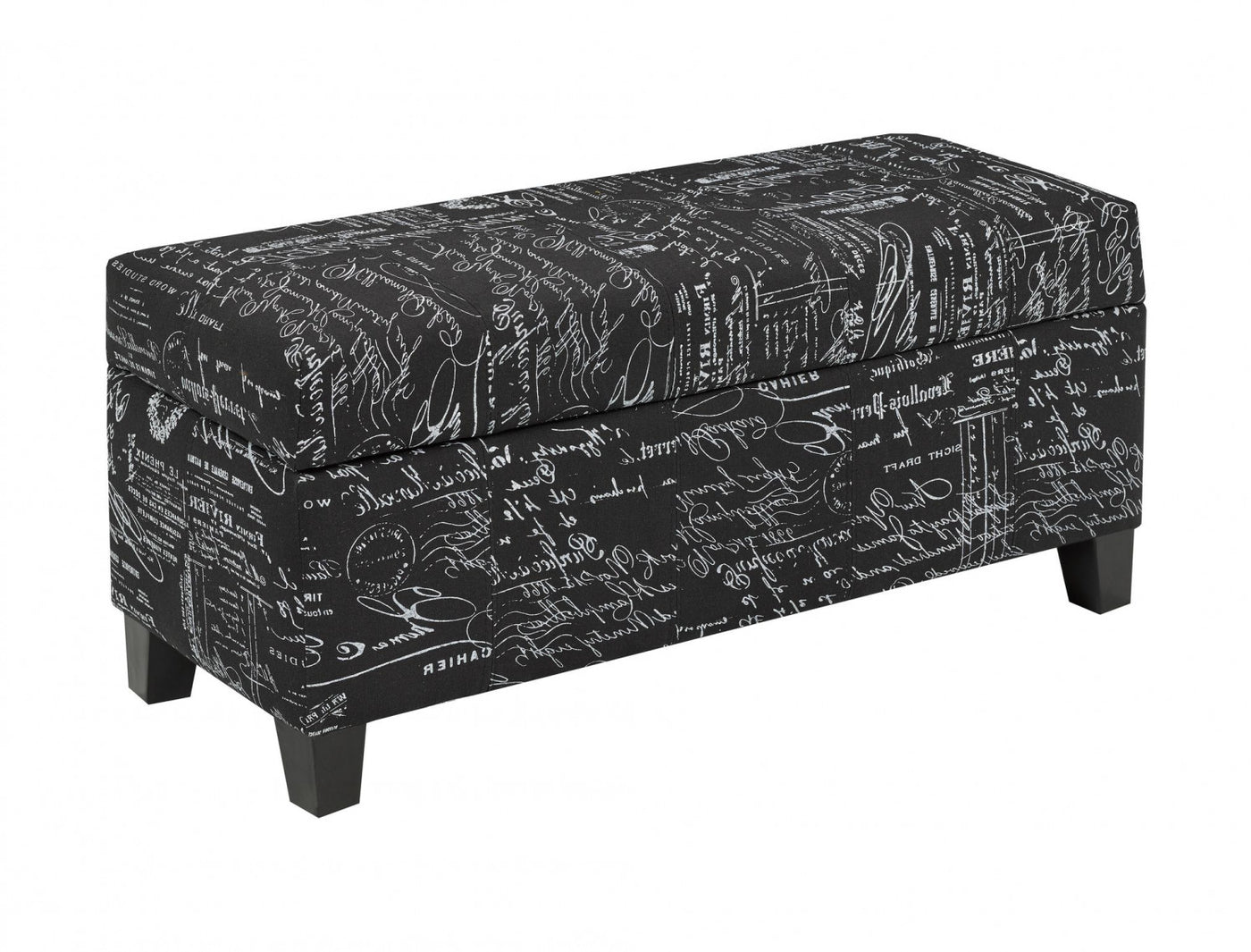 India Ottoman - Black