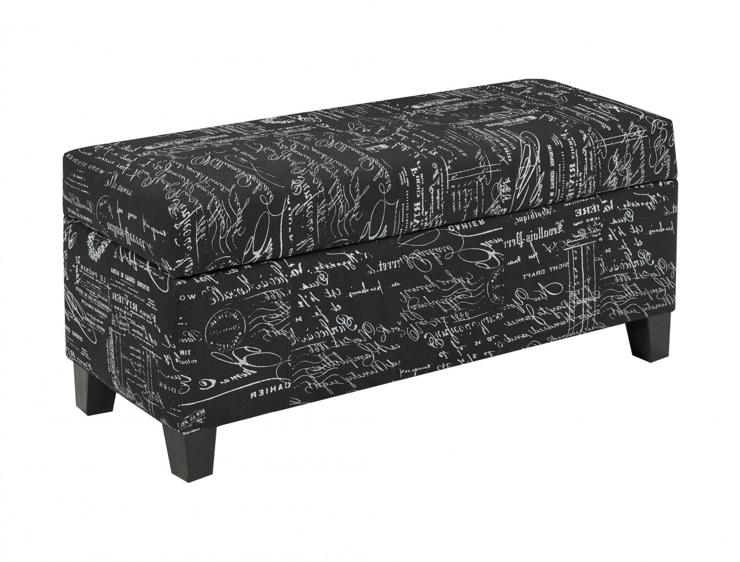 India Ottoman - Black