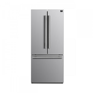 Forno Gallipoli Stainless Steel French Door Refrigerator (17.5 Cu. Ft.) - FFFFD1974-31SB