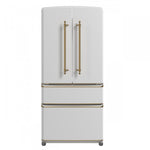 Forno Luigi White French Door Refrigerator (18 Cu. Ft.) - FFFFD1791-33WHT