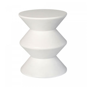 Gavrin Inverted Side Table - White