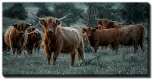 Guardians of the Field Wall Art - Brown - 30 X 60