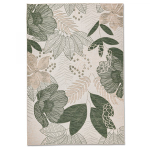 Marbella Floral Outdoor Rug - 5' x 7' - Green