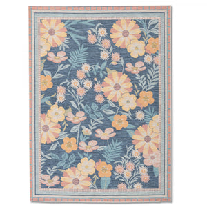 Marbella Floral Outdoor Rug - 6' x 9' - Multi-Colour