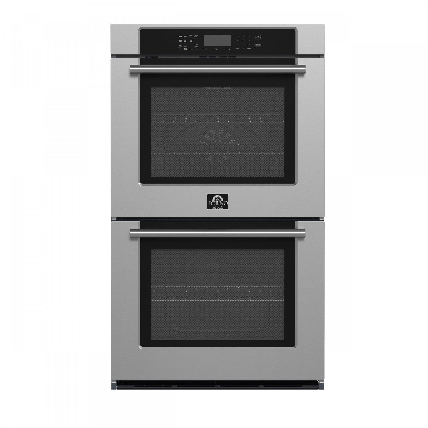Forno Villarosa Stainless Steel 30" Double Wall Oven With Air Fry (10.0 Cu. Ft.) - FBOEL1365-30