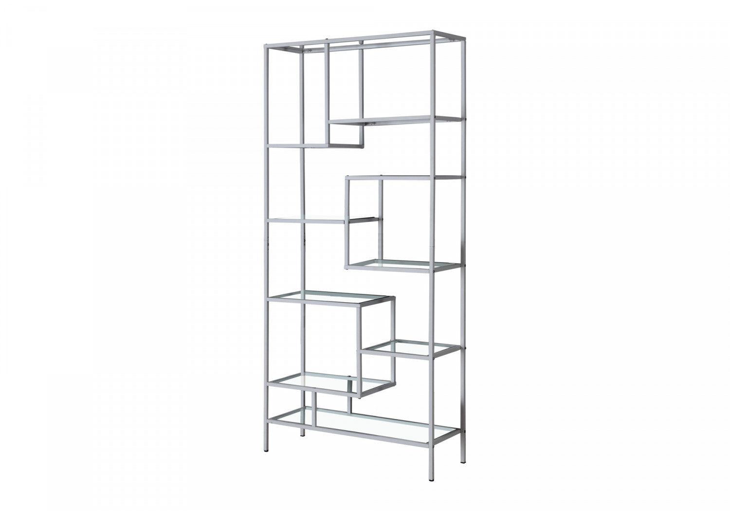 Quin Bookcase - Silver