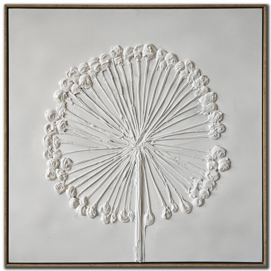 Delicate Dandelion I Wall Art - White - 30 X 30