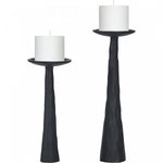 Delvine Candle Holder - Matte Black - Set of Two
