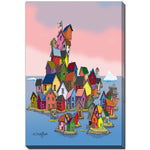 Island of Colour Wall Art - Multi-Colour - 16 X 20