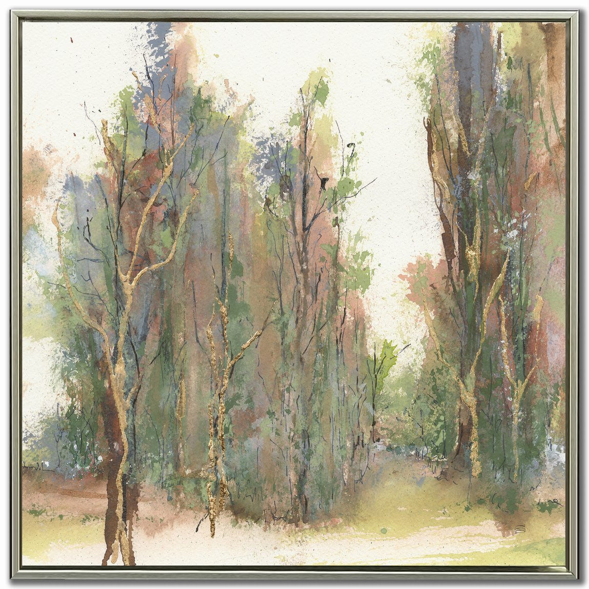 Forest Awakens I Wall Art - Multi-Colour - 30 X 30