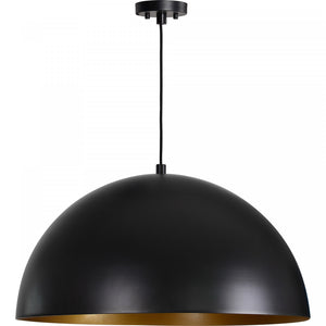 Sia Pendant - Black/Gold
