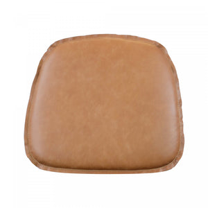 Dovren Leather Cushion Seat - Cognac