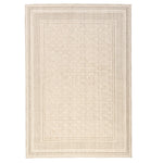 Naturale Bordered Rug - 5' x 8' - Beige