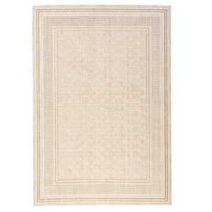 Naturale Bordered Rug - 5' x 8' - Beige