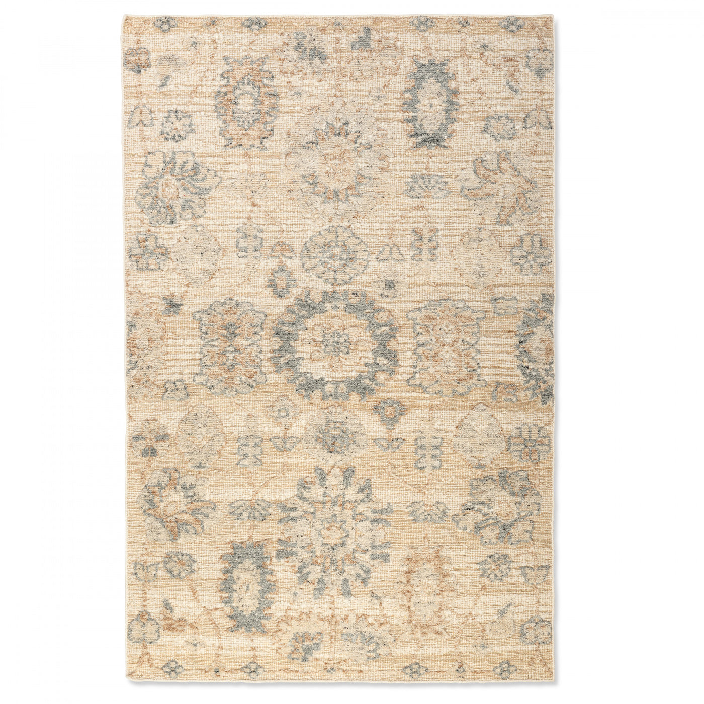Ethos Hand-Knotted Rug - 9' x 12' - Beige/Blue