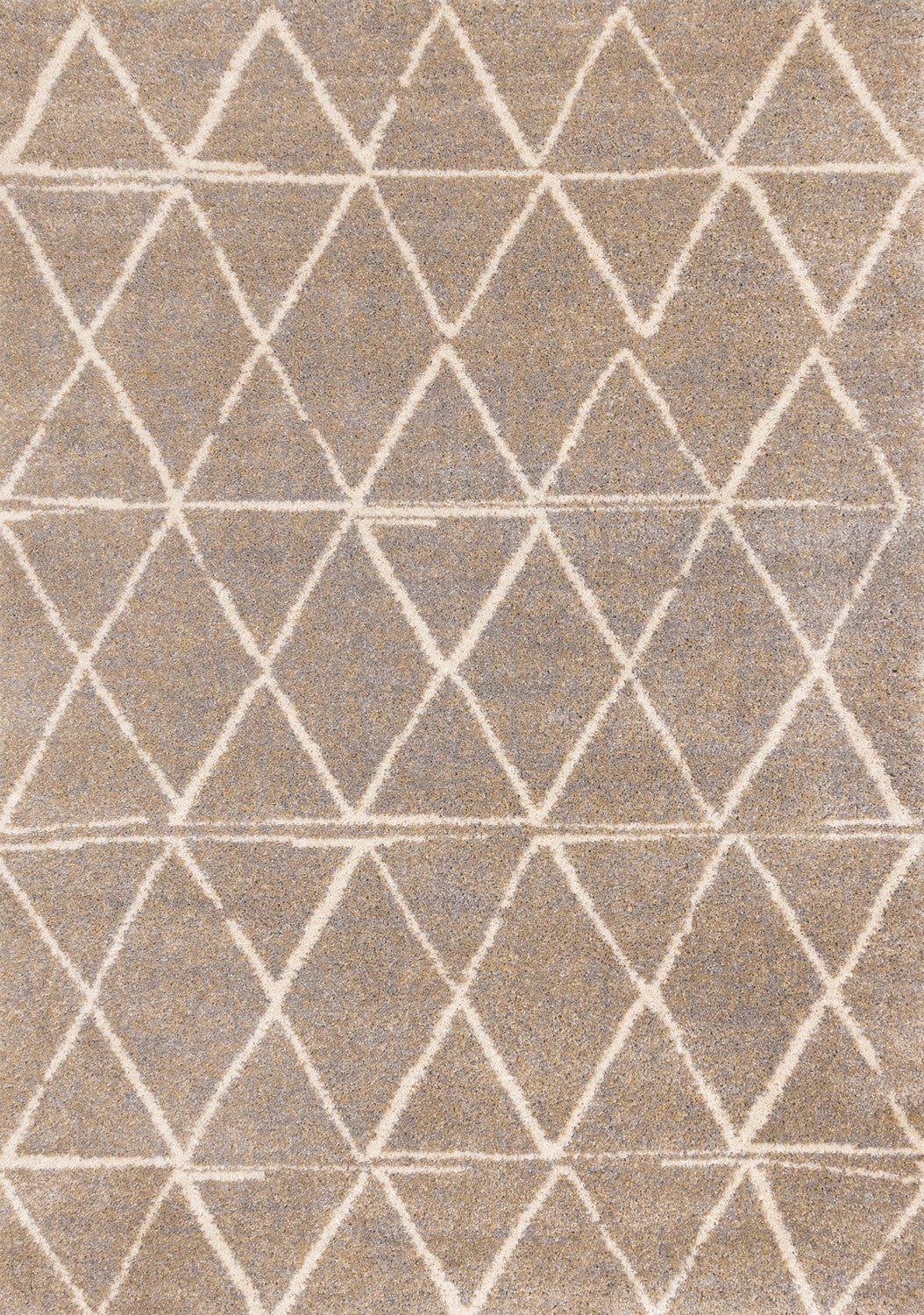 Halle Casual Contemporary Trellis Area Rug - Greige Cream - 8' X 11'