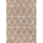 Halle Casual Contemporary Trellis Area Rug - Greige Cream - 8' X 11'