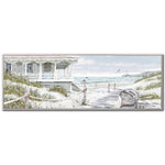 Harbour Daydreams Wall Art - White/Grey - 20 X 60